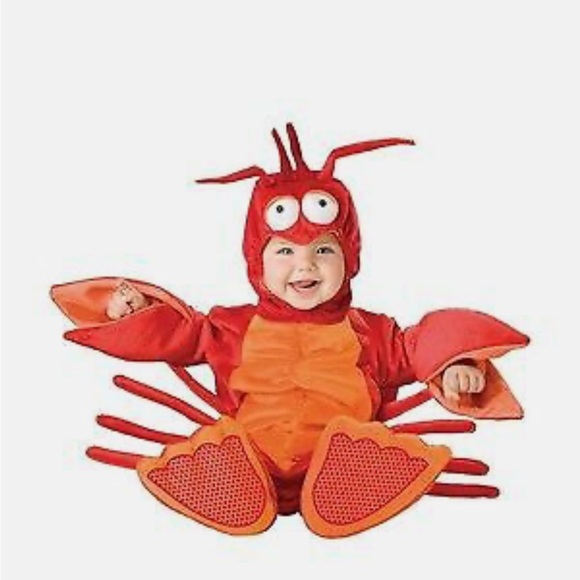 Incharacter Lil' Lobster Crustacean Infant Child Baby Halloween Costume small - Picture 1 of 13